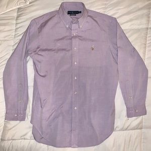 Men’s Polo Ralph Lauren Button Down Purple Size M